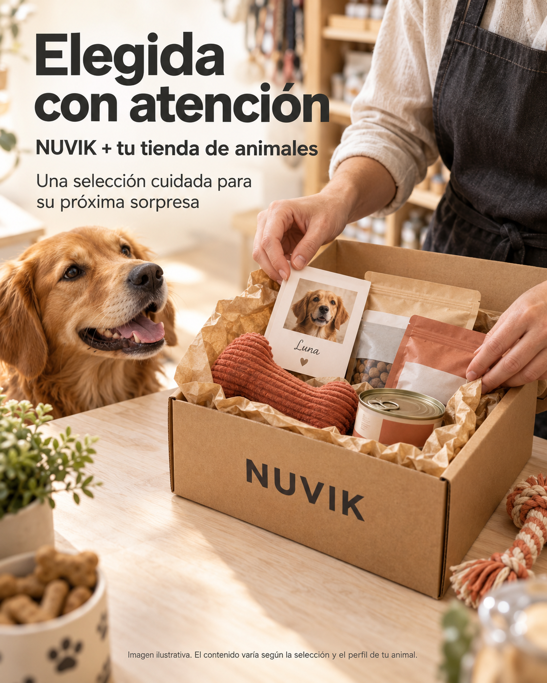 NUVIK Box · Caja sorpresa mensual para perros y gatos