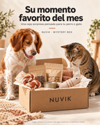 NUVIK Box · Caja sorpresa mensual para perros y gatos