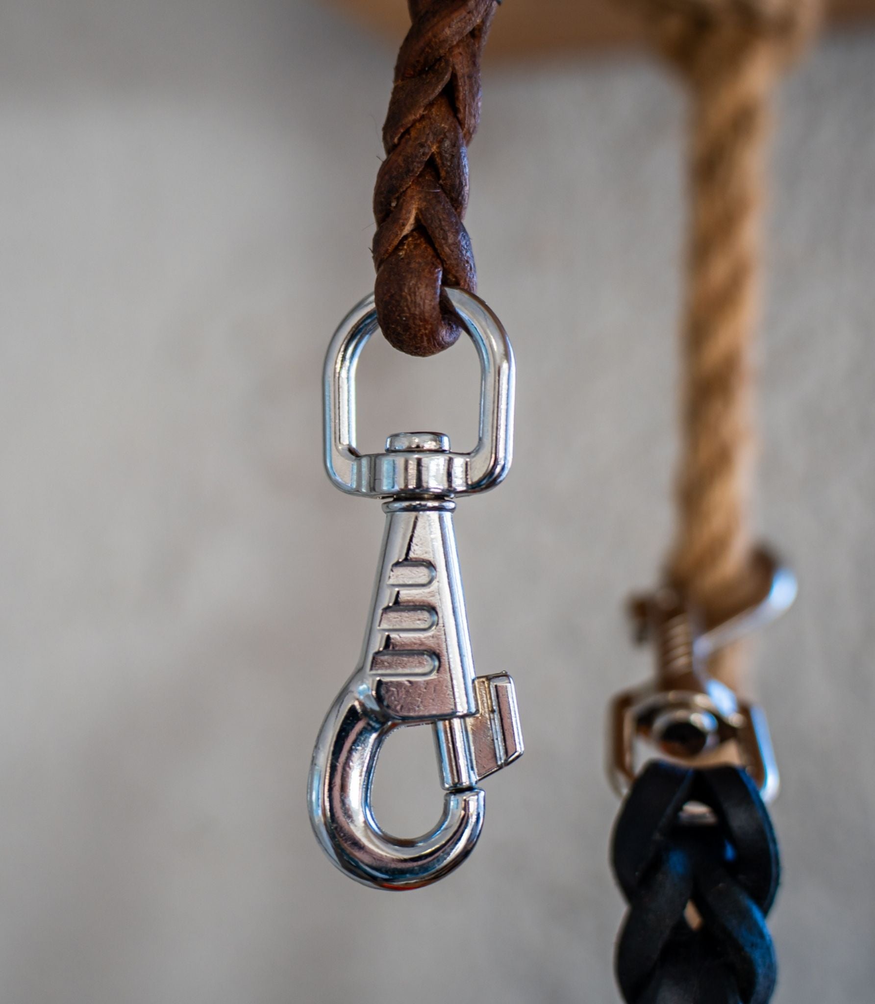 mosquetón para correa