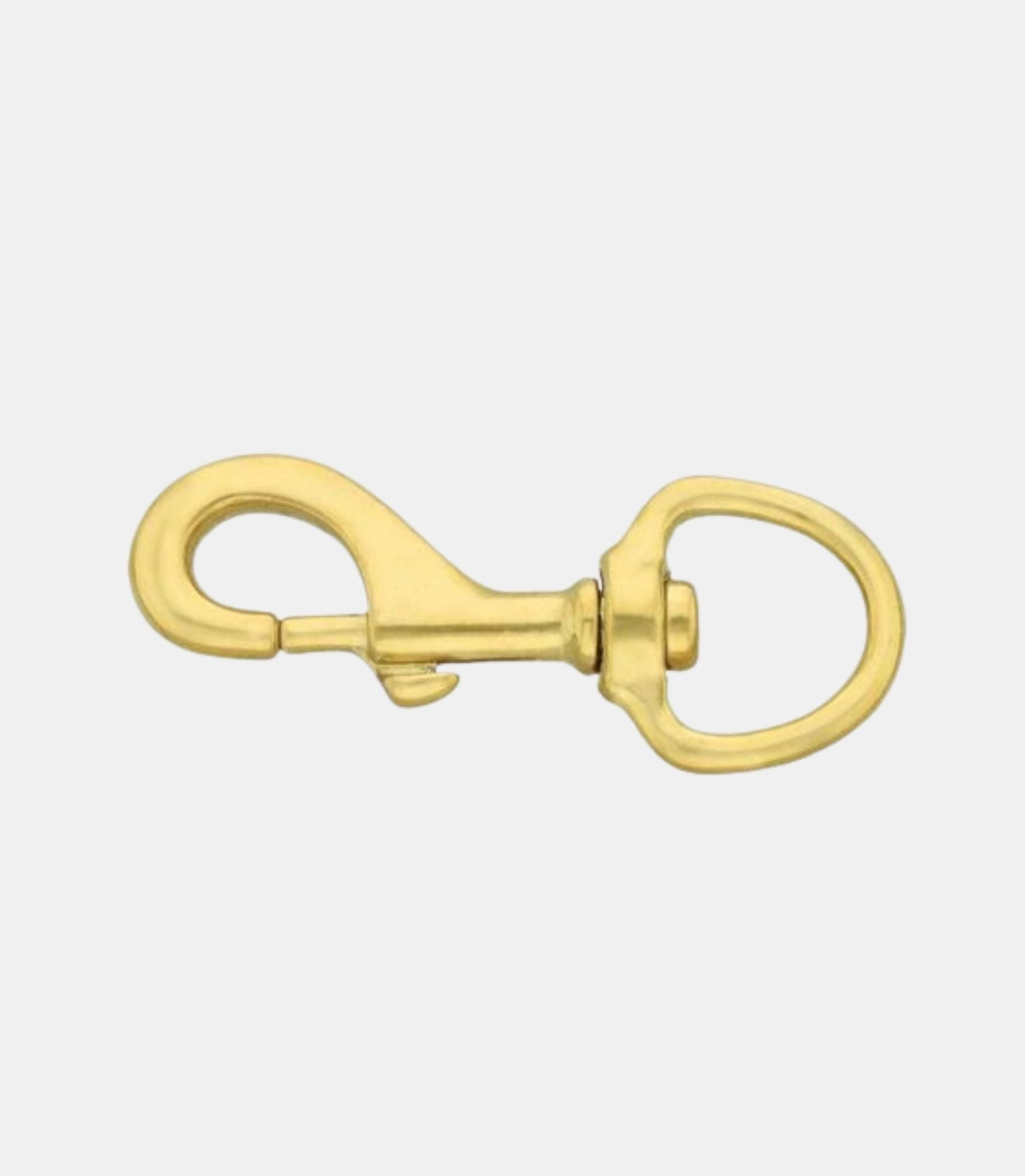 mosquetón de latón para correas grande