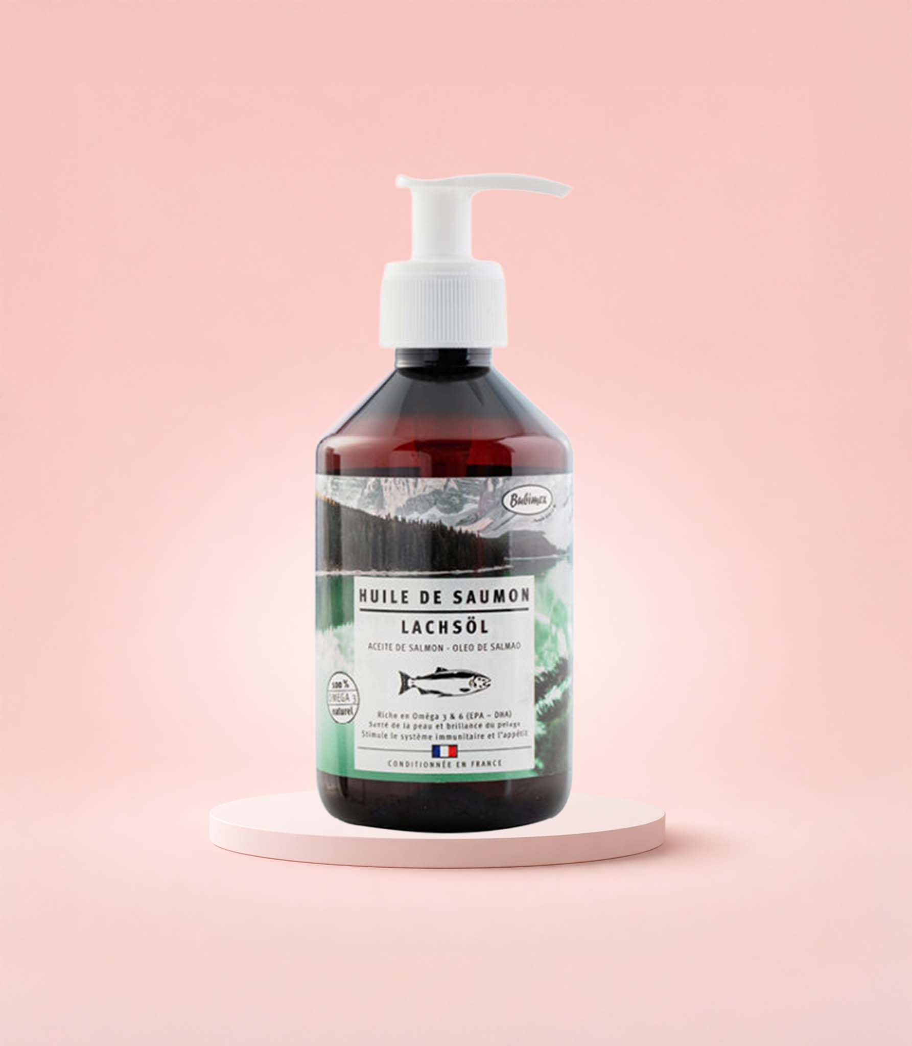 Aceite de salmón para perros Bubimex