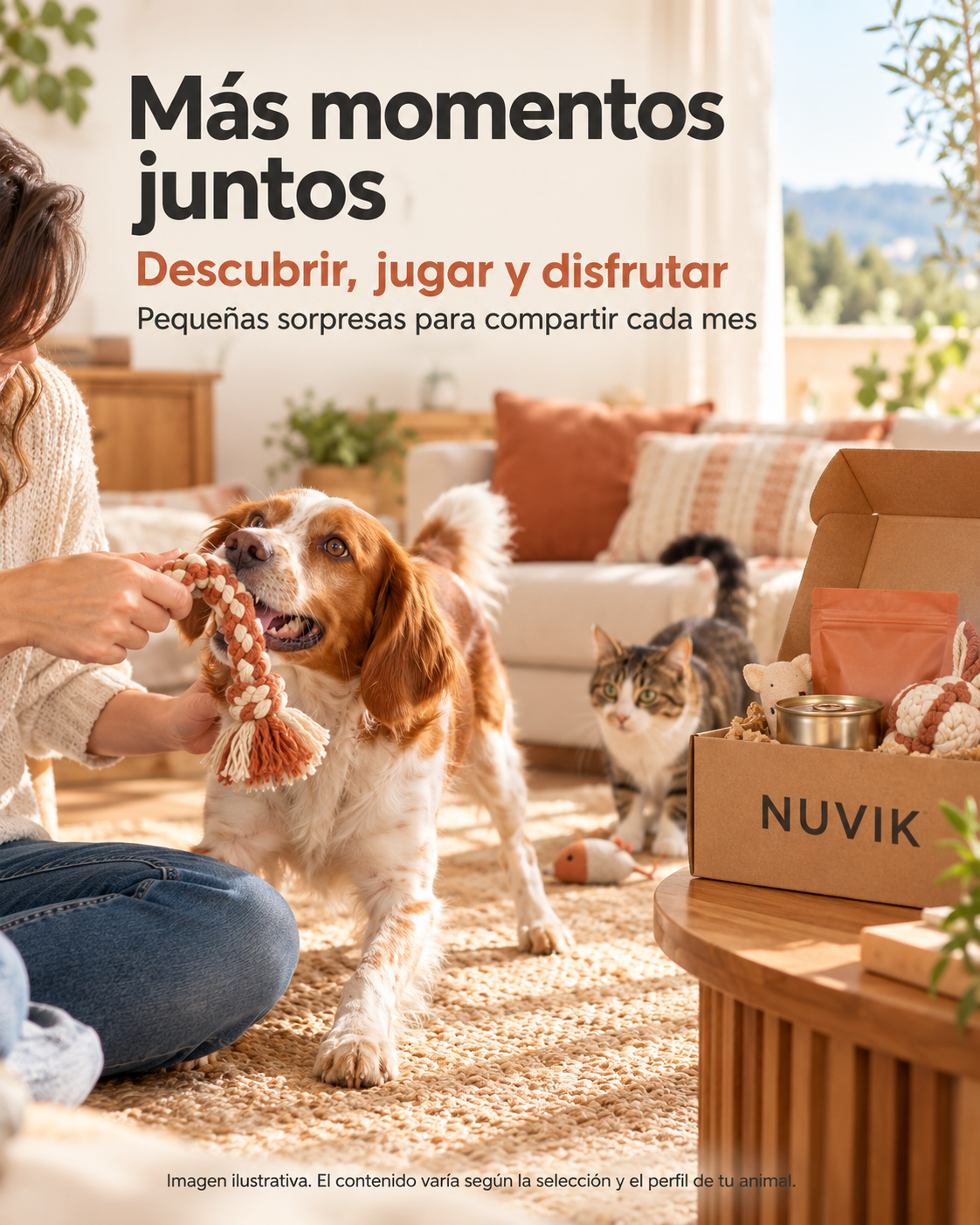 NUVIK Box · Caja sorpresa mensual para perros y gatos