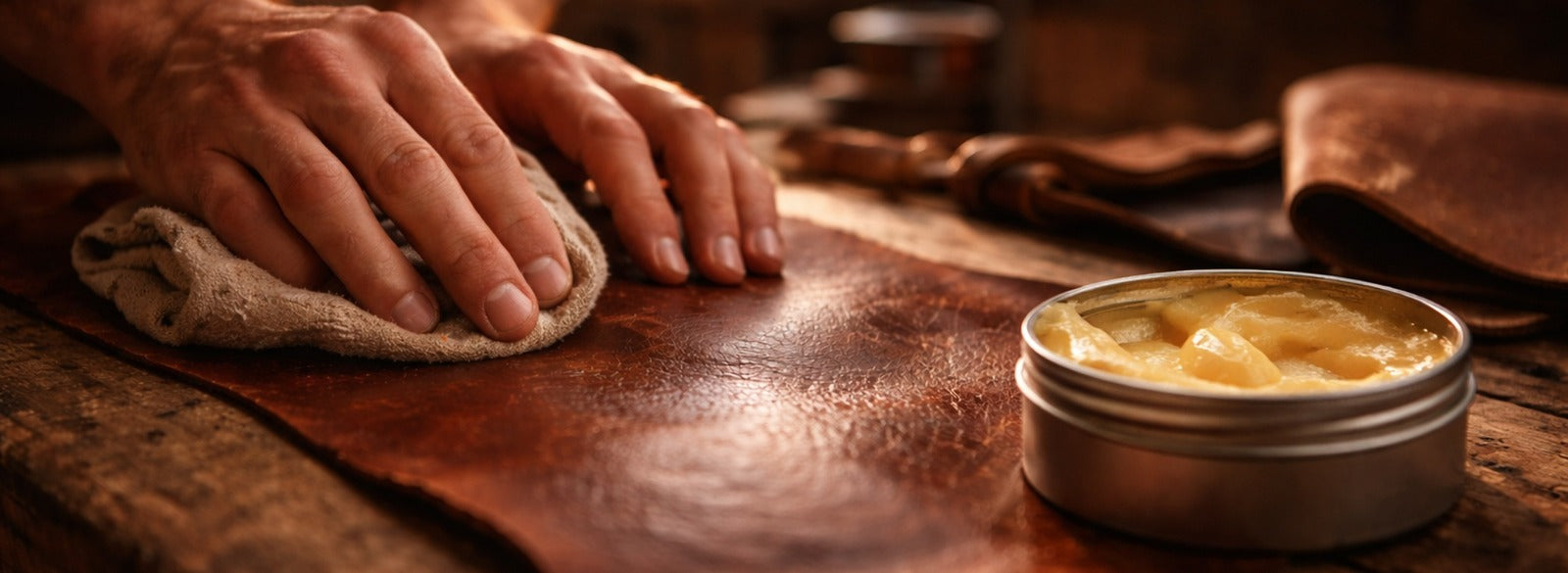 Grasa para el mantenimiento del cuero