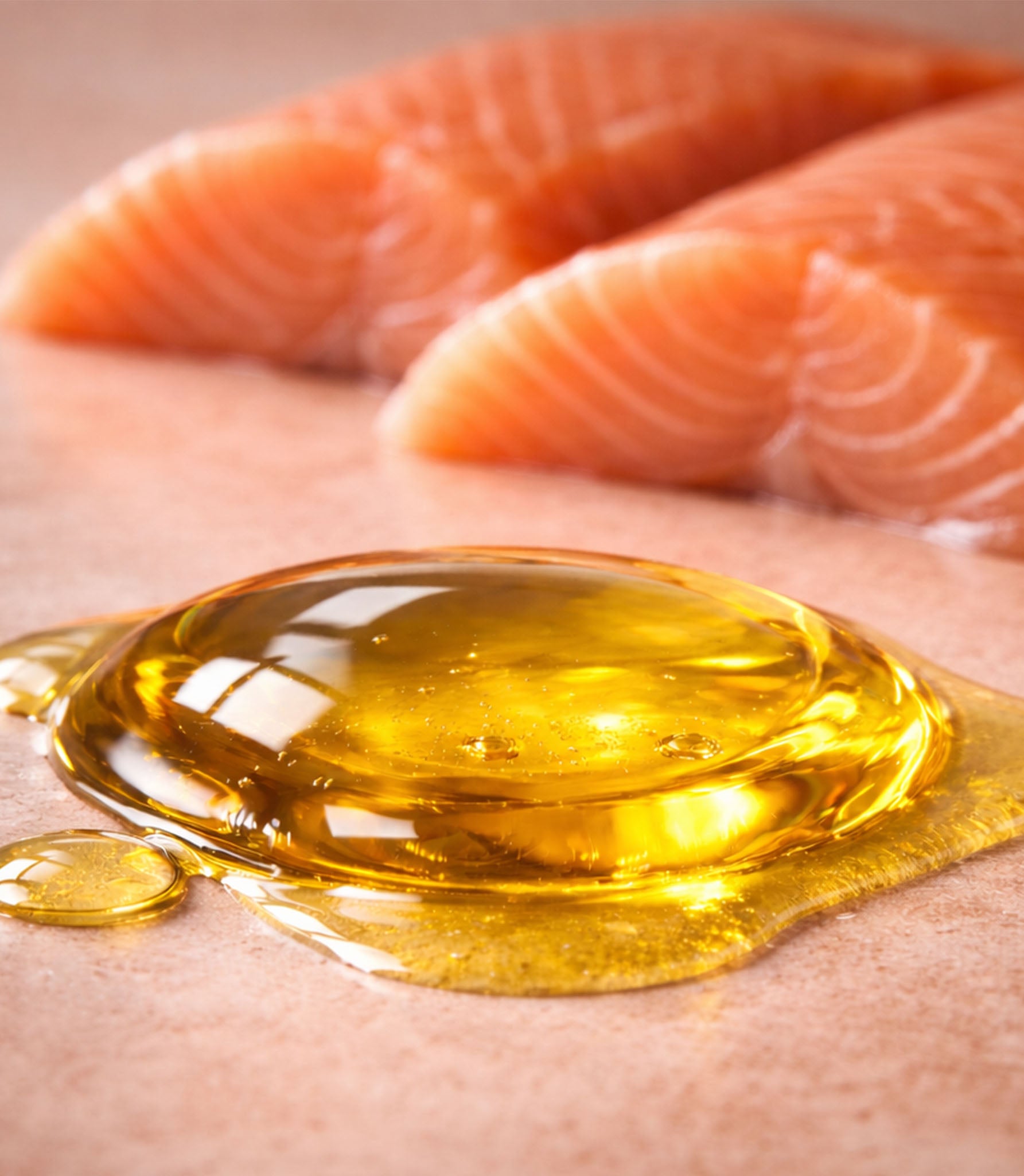 Aceite de salmón rico en Omega3