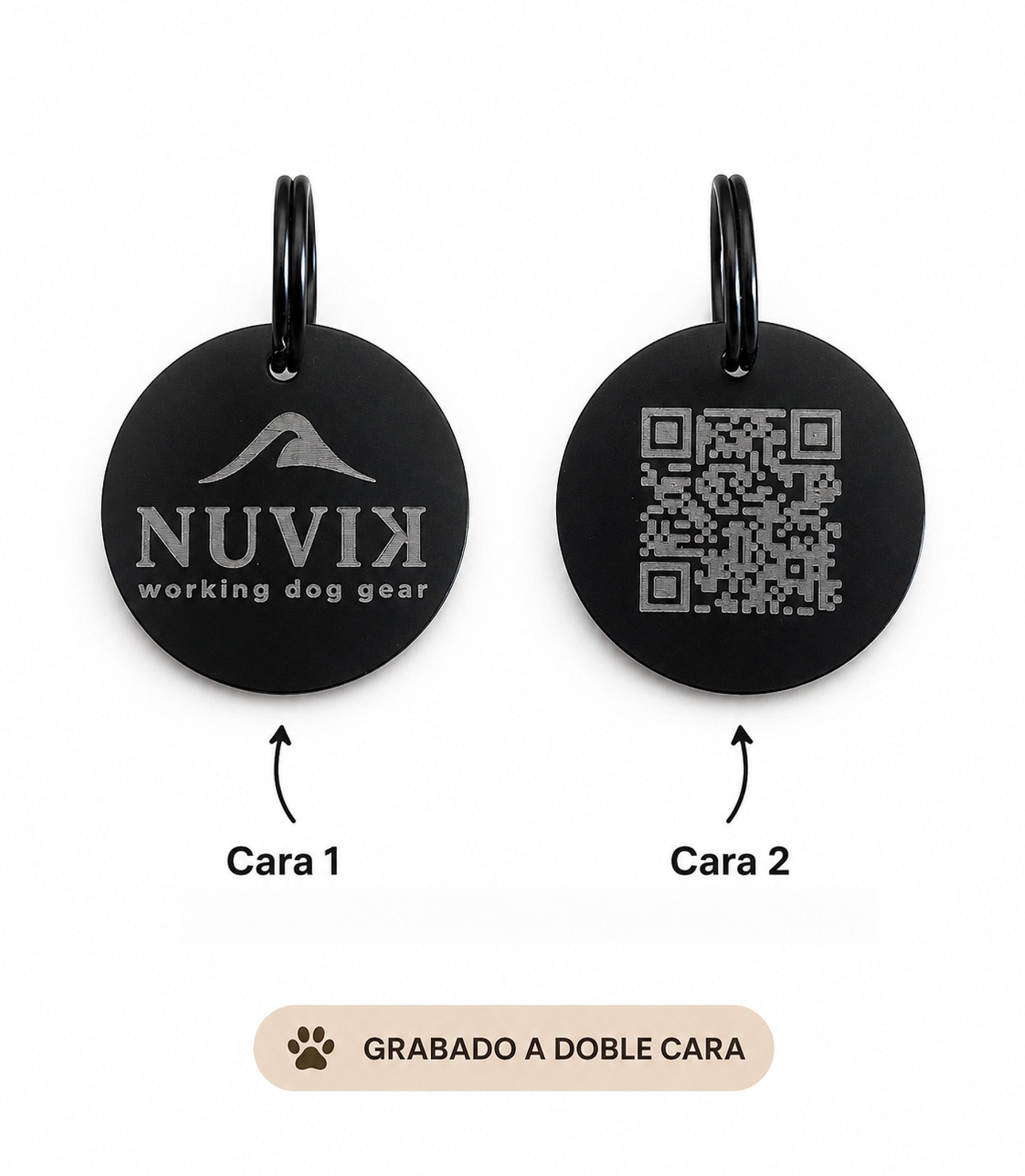 Chapa QR personalizada para perro