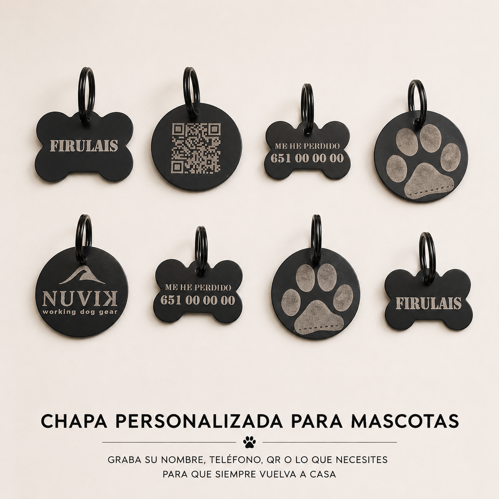 Chapa personalizada para perros NUVIK CustomTag