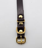 Collar de cuero NUVIK Classic Mini para perros pequeños y cachorros