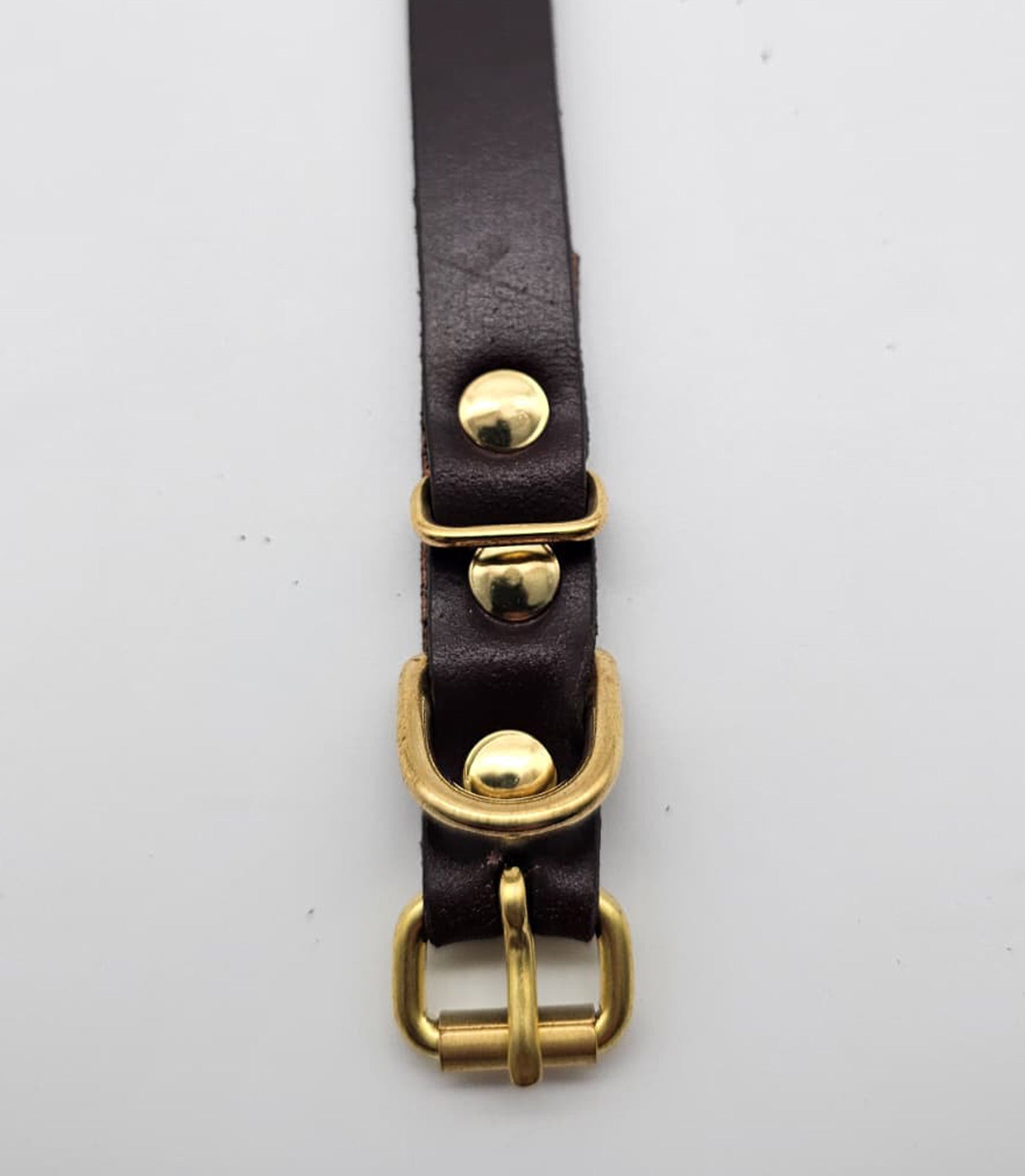 Collar de cuero NUVIK Classic Mini para perros pequeños y cachorros