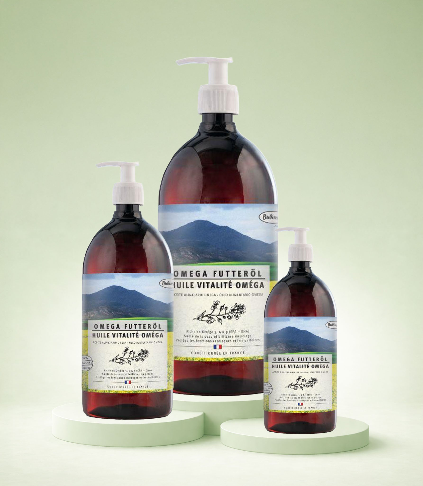 tamaños de aceite de vitalidad para perros bubimex